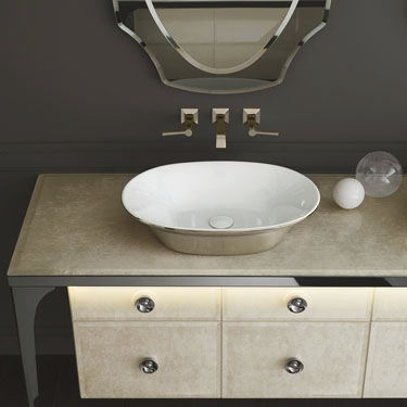 Aufsatzwaschbecken - LIONE - Milldue - Keramik / Marmor / Onyx