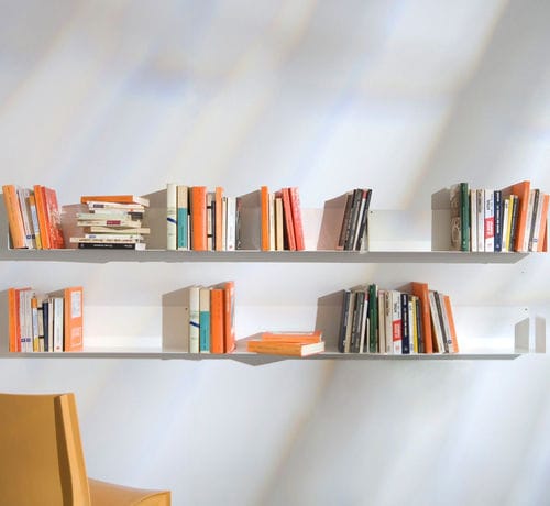 Wandmontiertes Regal - BBL-LINEAIRE-B - TEEbooks - modern / Stahl