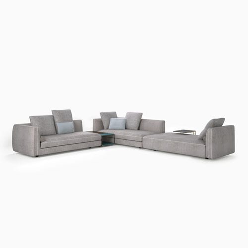 Modulsofa - GLAM - ART NOVA - Eck / modern / Stoff