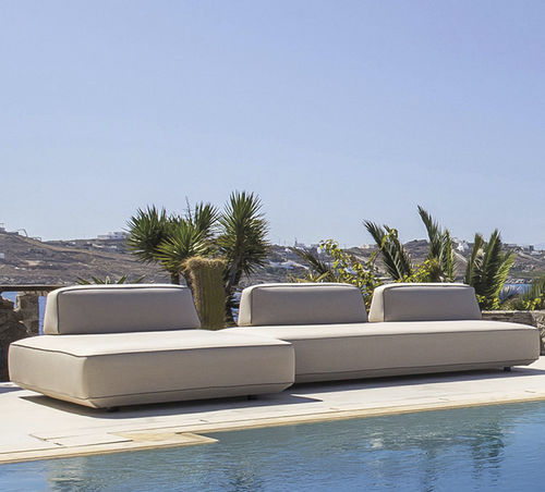 Modulsofa - FILIPH - ART NOVA - modern / für Außenbereich / Stoff