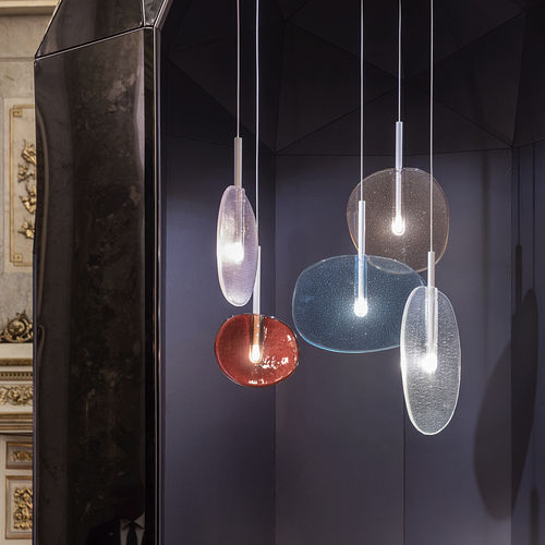 Hängelampe - LOLLIPOP - LASVIT - Metall / Glas / originelles Design