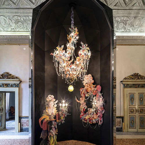 Barock-Kronleuchter - OMNIA VINCIT AMOR - LASVIT - geblasenes Glas