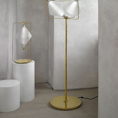 Tischlampe - CLOVER  - LASVIT - geblasenes Glas / modern / mit Kabel