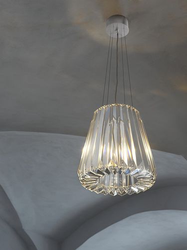 Hängelampe - GLITTERS 1 - LASVIT - Kristall / modern / mit Kabel