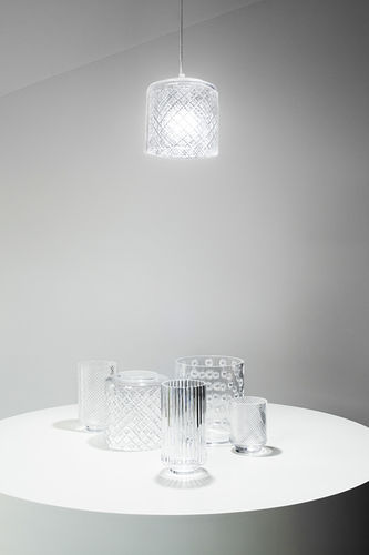 Hängelampe - PATCHWORK - LASVIT - Glas / modern / mit Kabel