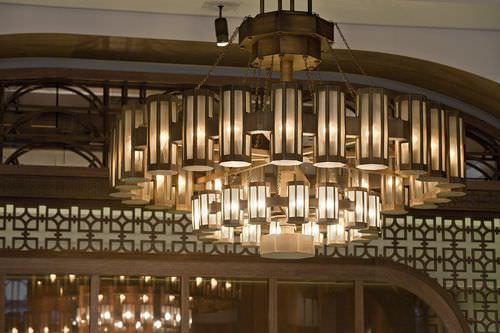 Moderner Kronleuchter - COFFEEMANIA - LASVIT - Glas / Messing / LED