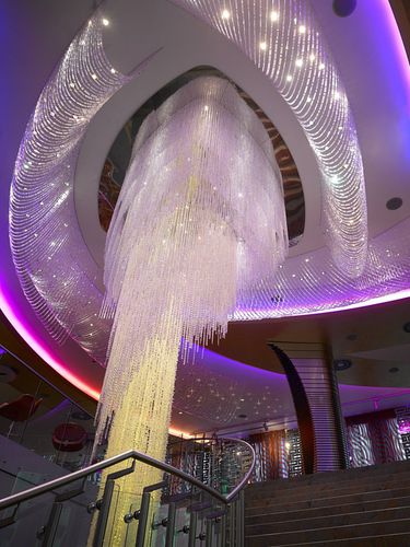 Deckenleuchte / originelles Design - TWISTER - LASVIT - Kristall / LED