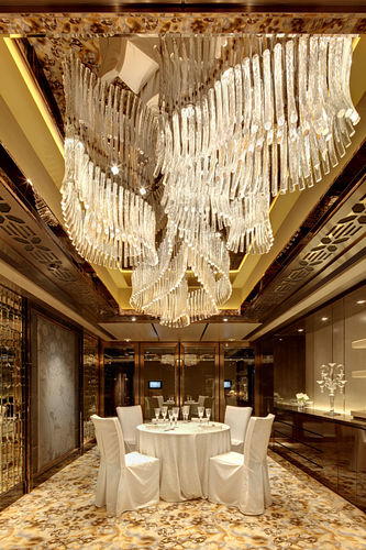 Moderner Kronleuchter - DIAMOND SEA - LASVIT - geblasenes Glas / LED