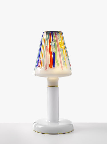 Tischlampe - CANDY LOLLIPOP - LASVIT - geblasenes Glas / Metall / modern