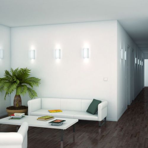 Moderne Wandleuchte - MAIA - LUCIS - für den Innenraum / aus lackiertem Stahl / geblasenes Glas