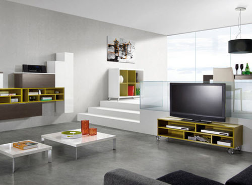 Modernes Fernsehmöbel - MILENIUM PLUS 4710 - Baixmoduls - Hi-Fi / Holz