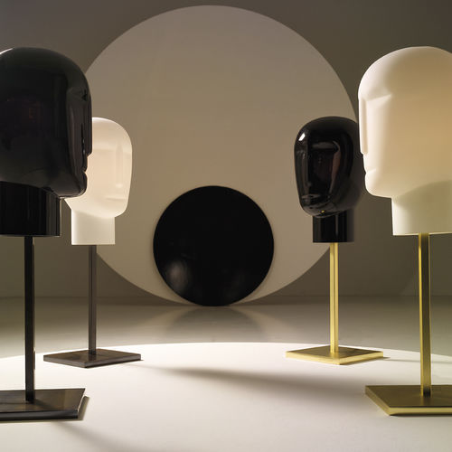 Stahlskulptur - DEDO - Vesoi - geblasenes Glas