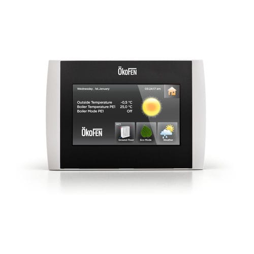 Bedientastatur für Hausautomationssystem - PELLETRONIC - ÖkoFEN - für Heizsystem / wandmontiert / mit Touchscreen