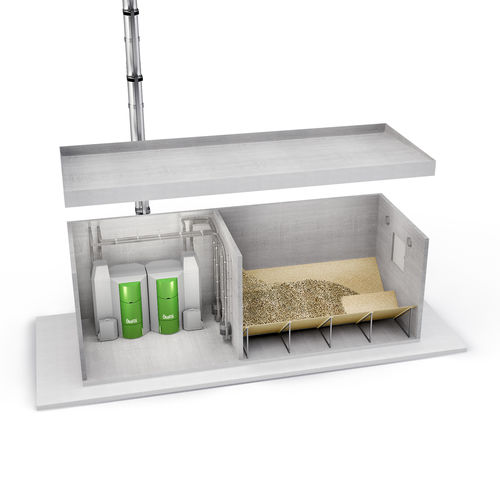 Solarheizkessel - HEATING CENTRE - ÖkoFEN - Pellet / mobil / für professionellen Gebrauch