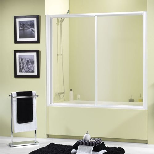 Badewannen-Duschwand / Schiebe - 1052 - HISPABAÑO - Hartglas / Acryl / 2 Paneele