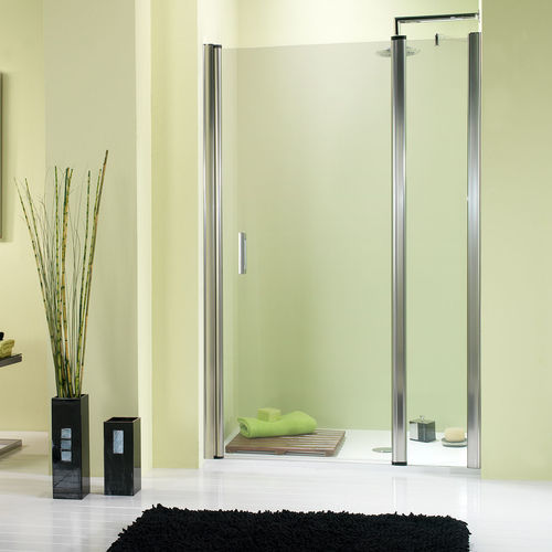 Schwenkbare Duschwand - 3007 - HISPABAÑO - für Nischen / Hartglas / Transparentglas