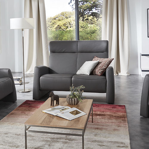 Modernes Sofa - TANGRAM RELAX : 9103 - Himolla Polstermöbel - Stoff / Leder / schrägstellbar