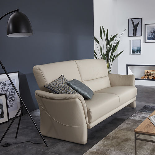 Modernes Sofa - TANGRAM : 9553 - Himolla Polstermöbel - Stoff / Leder / beige