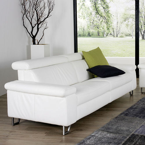Modernes Sofa - E³MOTION : 1422 - Himolla Polstermöbel - Stoff / Leder / schrägstellbar