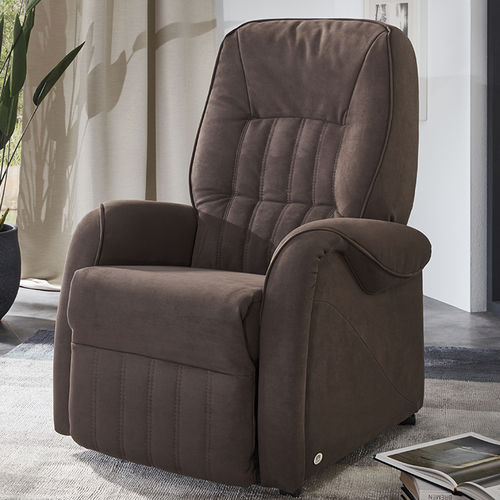 Moderner Relaxsessel - QUARTETT : 9687 - Himolla Polstermöbel - Leder / Stoff / schrägstellbar