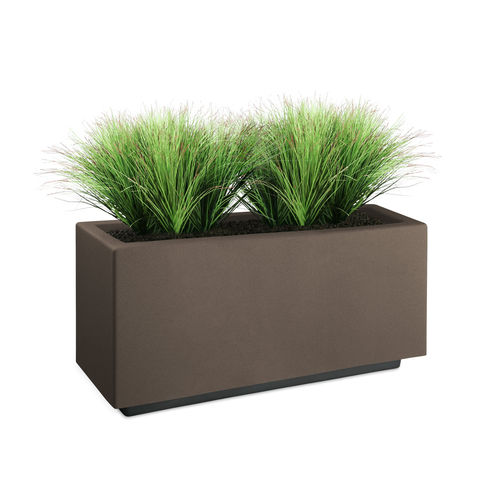 Glasfaser-Pflanzkübel - URBAN LONG  - Victor Stanley - rechteckig / modern / für öffentliche Bereiche