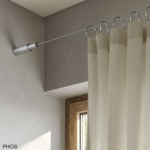 Edelstahl-Befestigungssystem - SSA18Set5 - PHOS Design GmbH - für Vorhänge / Innenbereich / Kabel