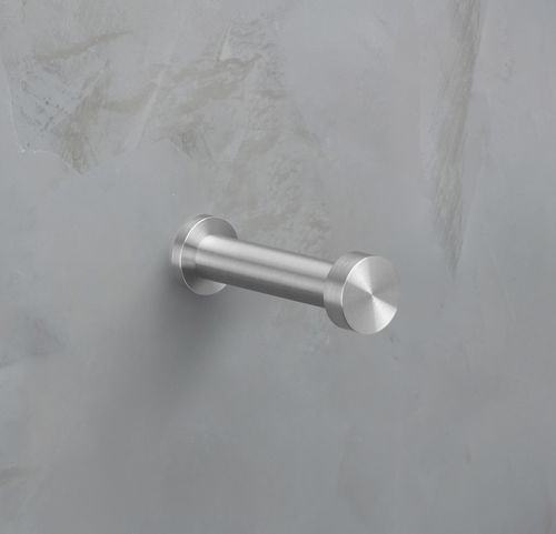 Moderner Garderobenhaken - HSF2-L-R20-B - PHOS Design GmbH - Edelstahl / individuell / für Badezimmer