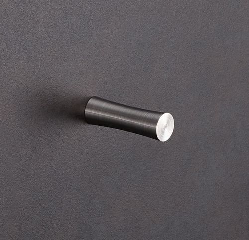 Moderner Garderobenhaken - HF14-50-B - PHOS Design GmbH - gebürsteter Edelstahl / polierter Edelstahl / individuell