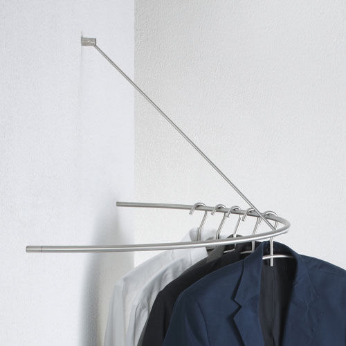 Wandmontierter Garderobenständer - G400HW - PHOS Design GmbH - modern / Edelstahl