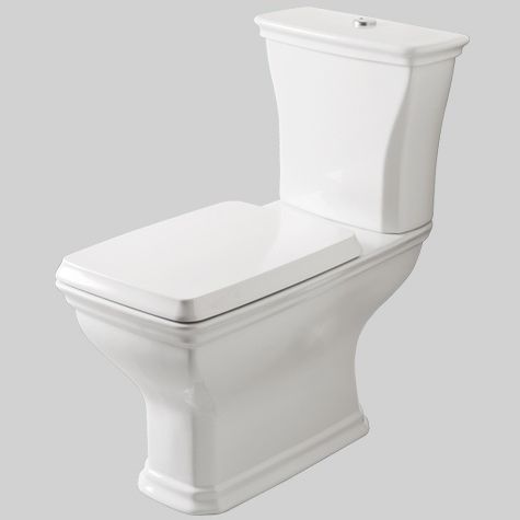 Monoblock-WC - CIVITAS  - ART CERAM - Keramik / für Gewerbegebrauch / rechteckig