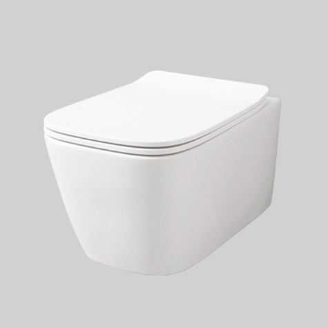 Wandhängendes WC - A16  - ART CERAM - Keramik / für Privatgebrauch / liegend