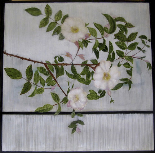 Ölgemälde - FRAGMENT 17BIS - ICI ET LA - Kombi / Blumen / für Hotels
