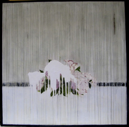 Ölgemälde - FRAGMENT 17 - ICI ET LA - Kombi / abstrakt / Blumen