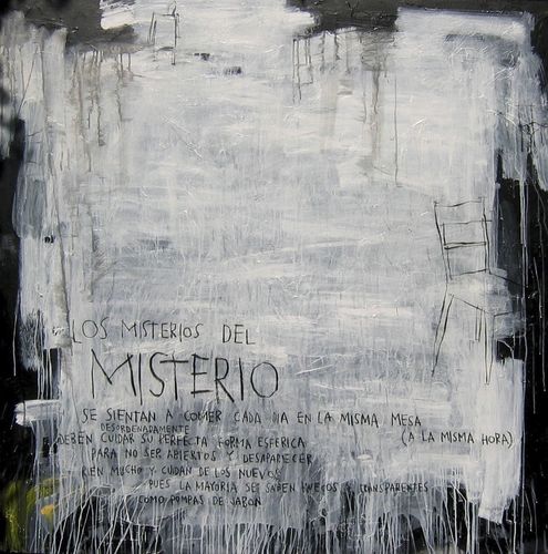 Acrylgemälde - EL MISTERIO - ICI ET LA - abstrakt / für Hotels