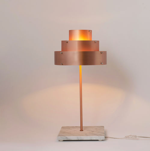 Tischlampe - DECÓ - ICI ET LA - Kupfer / Marmor / modern