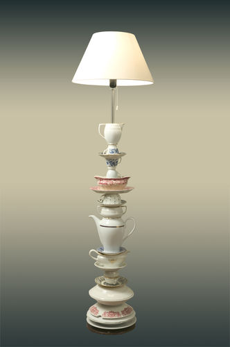 Stehleuchte - TEA LIGHT - ICI ET LA - Porzellan / originelles Design / mit Kabel