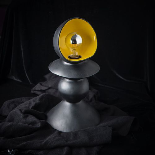 Tischlampe - ARGINAUTA NOIRE - ICI ET LA - Keramik / originelles Design / schnurlos