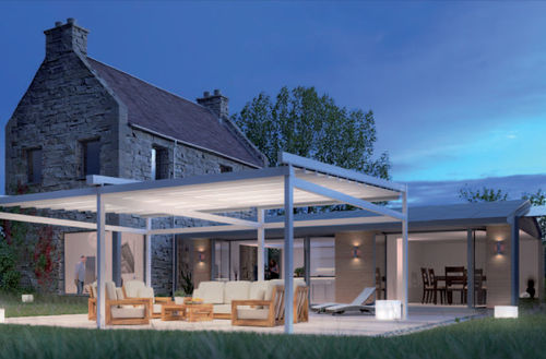 Angebaute Pergola - SOLID - Selt Sun Protection Systems - selbsttragend