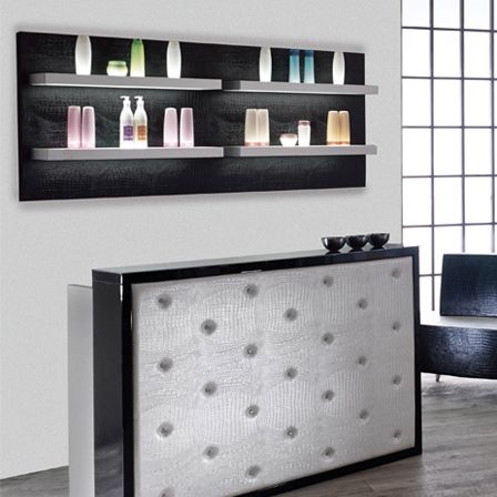 Präsentierregal für Kosmetika - RAINBOW - Salon Ambience - wandmontiert / Laminat / Platten