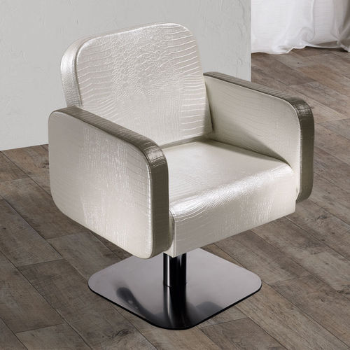 Moderner Friseurstuhl - ICON - Salon Ambience - Kunstleder / Verbundholz / Polyurethan