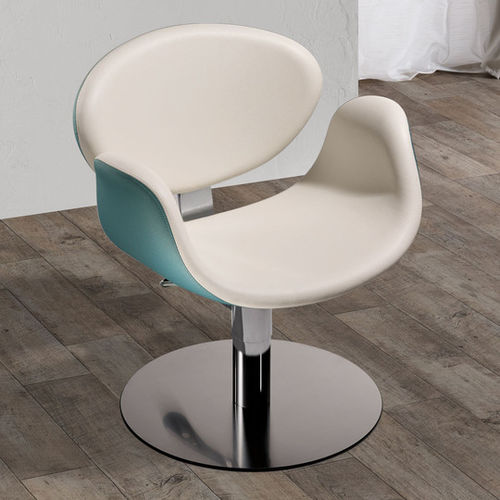 Moderner Friseurstuhl - AMBER - Salon Ambience - Kunstleder / Stahl / Verbundholz