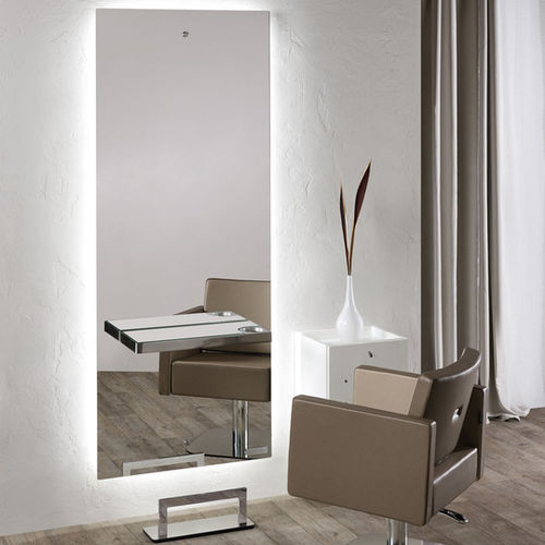 Spiegel für Frisörsalon - SPACE - Salon Ambience - wandmontiert / für Schönheitssalon / modern