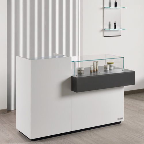 Laminat-Empfangstheke - DISCOVERY - Salon Ambience - Glas / melaminbeschichtet / für Frisörsalon