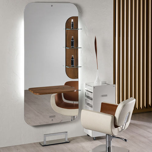 Spiegel für Frisörsalon - NEW YORK - Salon Ambience - wandmontiert / für Schönheitssalon / modern