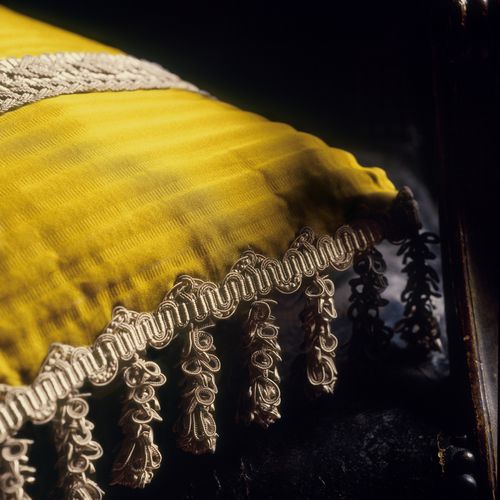 Möbelstoff - ANTARÈS - Houles - für Vorhänge / einfarbig / Streifenmuster