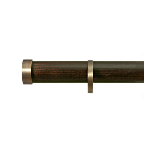 Metall-Gardinenstange - MINOS - Houles - Holz / zur Wandbefestigung