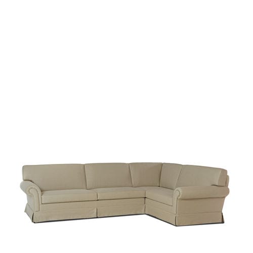 Ecksofa - ALICE - Divani Santambrogio - klassisch / Leder / Viersitzer