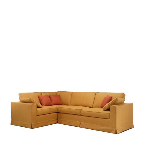Ecksofa - BRIANZA - Divani Santambrogio - modern / Stoff / mit abziehbarem Bezug