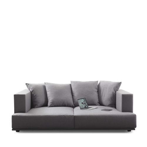 Modernes Sofa - FOUR SQUARE - Divani Santambrogio - Stoff / mit abziehbarem Bezug / mit Armlehnen