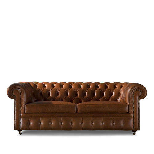 Konvertibles Sofa - CHESTERFIELD CAPITONNÈ - Divani Santambrogio - Chesterfield / Leder / mit Armlehnen